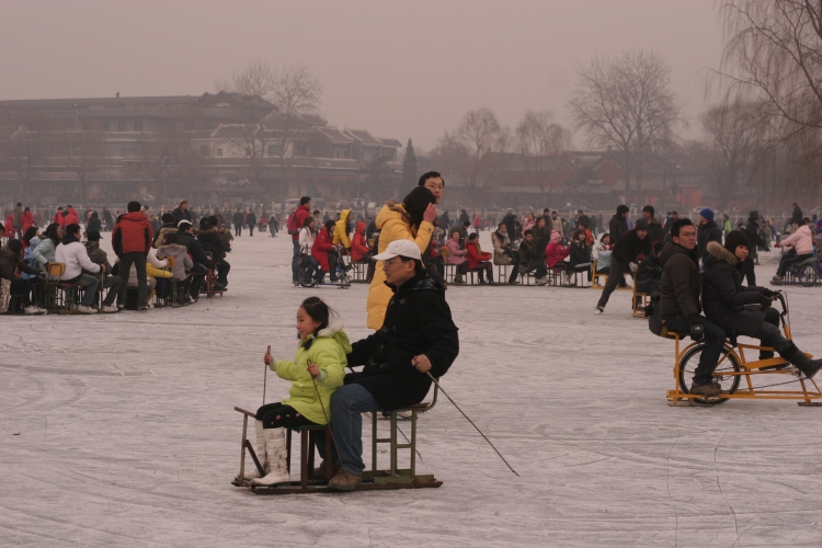 Ice Skating in Beijing