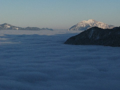 Dobratsch Rising out of the Clouds