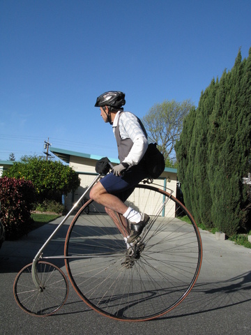 Riding a HiWheel in Palo Alto