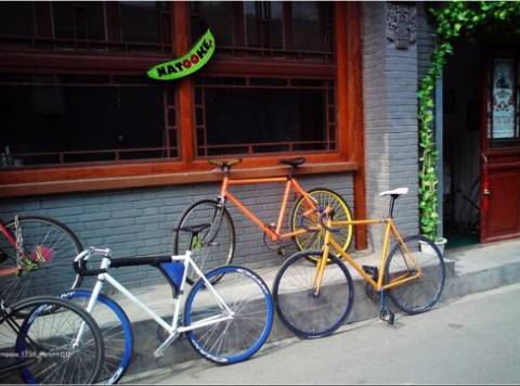 Fixed Gear Bikes in Beijing