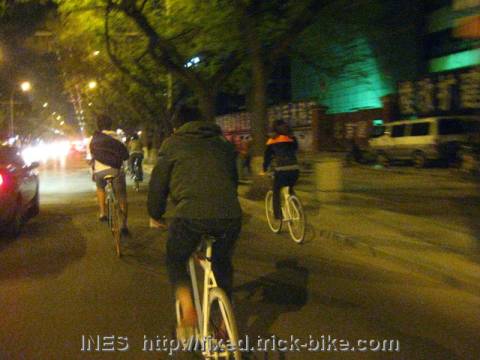 Riding on Changan Boulevard